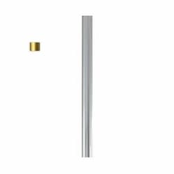 72-in Down Rod for Matthews-Gerbar Fans, Polished Brass