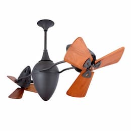 48-in 96W Ar Ruthiane Ceiling Fan, AC, 3-Speed, 6-Wood Blades, Bronze