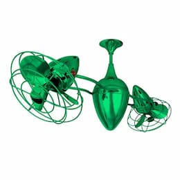 46-in 103W Ar Ruthiane Ceiling Fan, AC, 3-Speed, 6-Metal Blades, Green