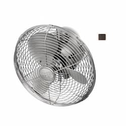 Aluminum Fan Blade Set w/Safety Cage, Textured Bronze (Motor Not Included)