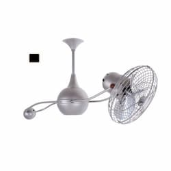 39-in 55W Brisa 2000 Ceiling Fan, AC, 3-Speed, 3-Metal Blades, Black Nickel