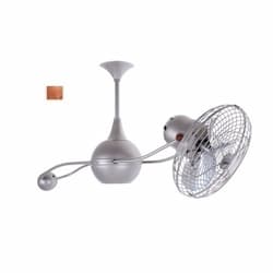 39-in 55W Brisa 2000 Ceiling Fan, AC, 3-Speed, 3-Metal Blades, Brushed Copper