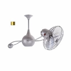 39-in 55W Brisa 2000 Ceiling Fan, AC, 3-Speed, 3-Metal Blades, Polished Brass