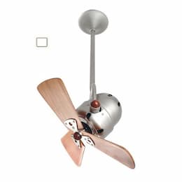 16-in 47W Bianca Direcional Ceiling Fan, AC, 3-Speed, 3-Wood Blades, White