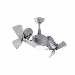 41-in 87W Dagny LK Rotational Fan w/LED Light , AC, 3-Speed, 3-Barn Wood Blades, Nickel