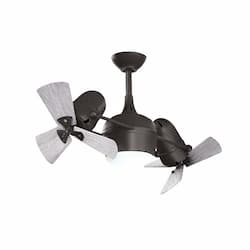 Matthews Fan 41-in 87W Dagny LK Rotational Fan w/LED Light , AC, 3-Speed, 3-Barn Wood Blades, Bronze