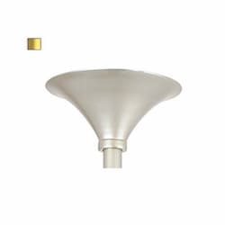 Flat Ceiling Mount, Brushed Brass