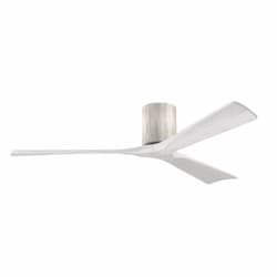 60-in 32W Irene Ceiling Fan, DC, 6-Speed, 3-White Blades, Barn Wood