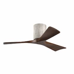 42-in 17W Irene Ceiling Fan, DC, 6-Speed, 3-Walnut Blades, Barn Wood