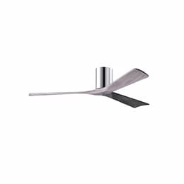 42-in 17W Irene-3H Ceiling Fan w/Remote, DC, 6-Speed, 3-Barn Wood Blades, Polished Chrome