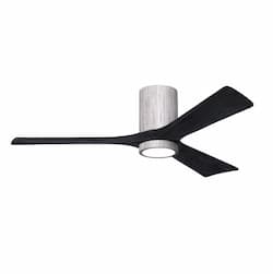 52-in 32W Irene-3H Ceiling Fan w/ Light Kit, Black Blades, Barn Wood