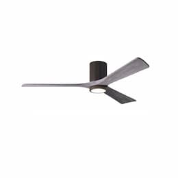 60-in 30W Irene-3HLK Ceiling Fan w/Light, DC, 6-Speed, 3-Barn Wood Blade, Textured Bronze