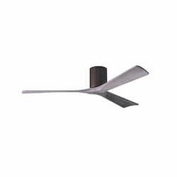 52-in 32W Irene-3H Ceiling Fan w/Remote, DC, 6-Speed, 3-Barn Wood Blades, Textured Bronze