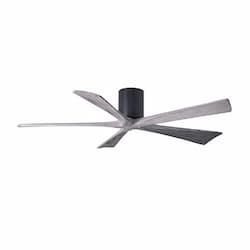 42-in 25W Irene-5H Ceiling Fan w/Remote, DC, 6-Speed, 5-Barn Wood Blades, Matte Black