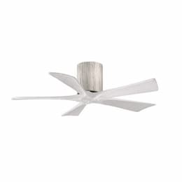 42-in 25W Irene Ceiling Fan, DC, 6-Speed, 5-White Blades, Barn Wood