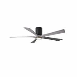 42-in 31W Irene-5HLK Ceiling Fan w/Light, DC, 6-Speed, 5-Barn Wood Blades, Matte Black