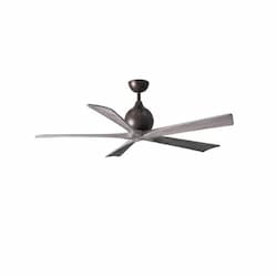 42-in 25W Irene-5 Ceiling Fan w/Remote, DC, 6-Speed, 5-Barn Wood Blades, Textured Bronze