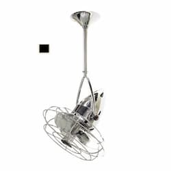 13-in 48W Jarold Direcional Ceiling Fan, AC, 3-Speed, 3-Metal Blades, Black Nickel