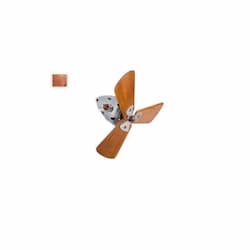 16-in Fan Head, 3-Wood Blades, Brushed Copper