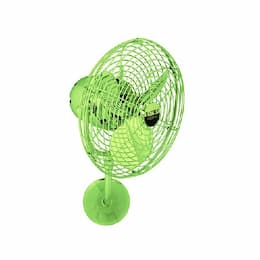 13-in 49W Michelle Parede Wall Fan, AC, 3-Speed, 3-Metal Blades, Light Green