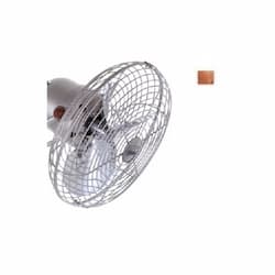 13-in Fan Blade Set w/Safety Cage, 3-Metal Blades, Brushed Copper (Motor Not Included)