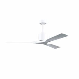 60-in 32W Nan Ceiling Fan, Matte White Blades, Matte White