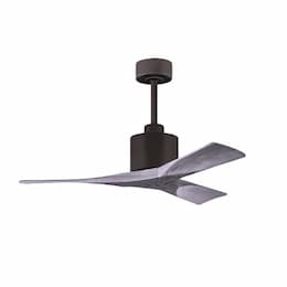 42-in 20W Nan Ceiling Fan, Barn Wood Blades, Textured Bronze