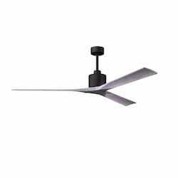 72-in 36W Nan XL Ceiling Fan, Barn Wood Blades, Matte Black