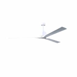 90-in 31W Nan XL Ceiling Fan, Matte White Blades, Matte White