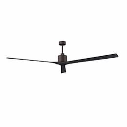 90-in 31W Nan XL Ceiling Fan, Matte Black Blades, Textured Bronze