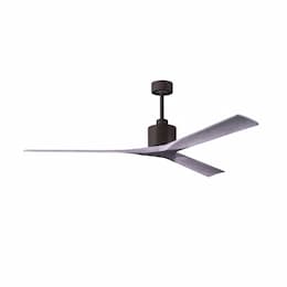 72-in 36W Nan XL Ceiling Fan, Barn Wood Blades, Textured Bronze