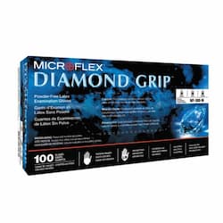 MICROFLEX Examination Gloves w/ Diamond Grip, Medium