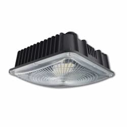 45W LED Canopy Light, 150W MH Retrofit, 5400 lm, 5000K, 100V-277V, Black