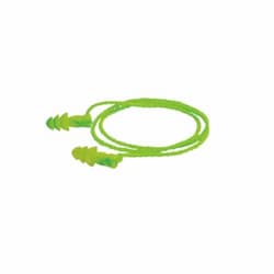 Reusable Earplugs, Corded, TPE, Green