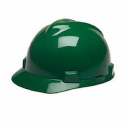 MSA Green Staz-On Slotted V-Gard Protective Cap