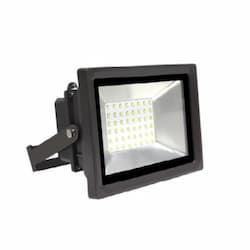 40W Small LED Flood Light w/ Wide Beam, 300W QTZ/150W MH Retrofit, 4,460 lm, 4000K