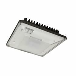 MaxLite 30W LED Low-Profile Canopy Light, 0-10V Dim, 150W MH Retrofit, 3,329 lm, 4000K, Bronze