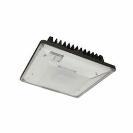 40W LED Canopy Light w/ Photocell, Parking Distribution, 4716 lm, 120V-277V, 4000K