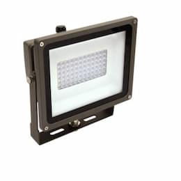 48.7W Small LED Flood Light, Narrow Beam Angle, 500W QTZ/175W MH Retrofit, 5884 lm, 4000K