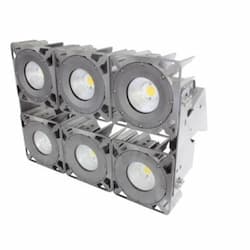 630W LED High Output Stadium Flood Lights, 120-277V, 1500W MH Retrofit, 61140 lm, 5000K