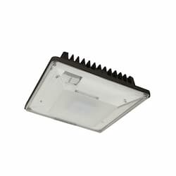 MaxLite 40W LED Canopy Light, 175W MH Retrofit, 0-10V Dimmable, 4938 lm, 120V-277V, 5000K, Black