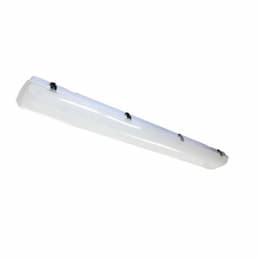 4-ft 35W LED Vapor Tight Light w/ Battery Backup, 0-10V Dimmable, 4714 lm, 5000K