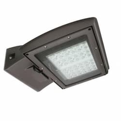 95W LED Shoebox Area Light, Type IV, 0-10V Dim, 400W MH Retrofit, 480V, 11730lm, 5000K