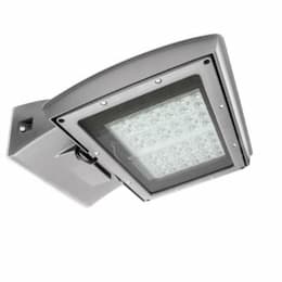 55W LED Shoebox Area Light Fixture, Type III, 0-10V Dim, 250W MH Retrofit, 6200 lm, 4000K