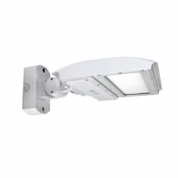 27W LED Area Light, Knuckle Mount, 0-10V Dim, 100W PSMH Retrofit, 3163 lm, 3000K, Silver