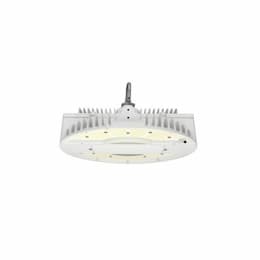 130W LED Round High Bay Pendant w/ Battery Backup, Dim, 19325 lm, 4000K, White