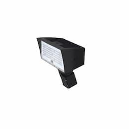 80W LED Medium Flood Light w/ Slipfitter Mount, Dim, Wide, 9900 lm, 4000K, Bronze