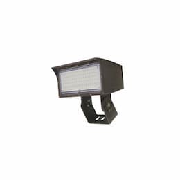 80W LED Medium Flood Light w/ Trunnion Mount, Dim, 9900 lm, 5000K, Bronze