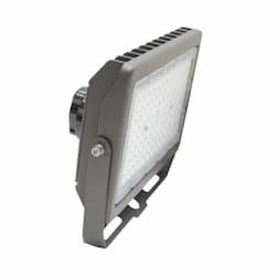 70W LED Slim Flood w/ Slipfitter & Photocell, Wide, Selectable CCT