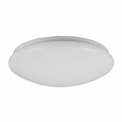 13-in 20W LED Puff Flush Mount, Triac Dimming, 120V, Selectable CCT